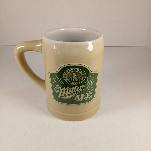 Miller Ale The Ale Days Ceramic Beer Mug Made By Ceramarte In Brazil - Picture 1 of 4